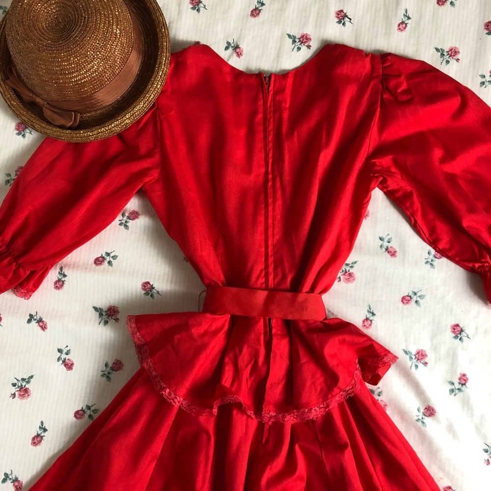 { S O L D } 💔 | red square dancing dress - Picture 8 of 8